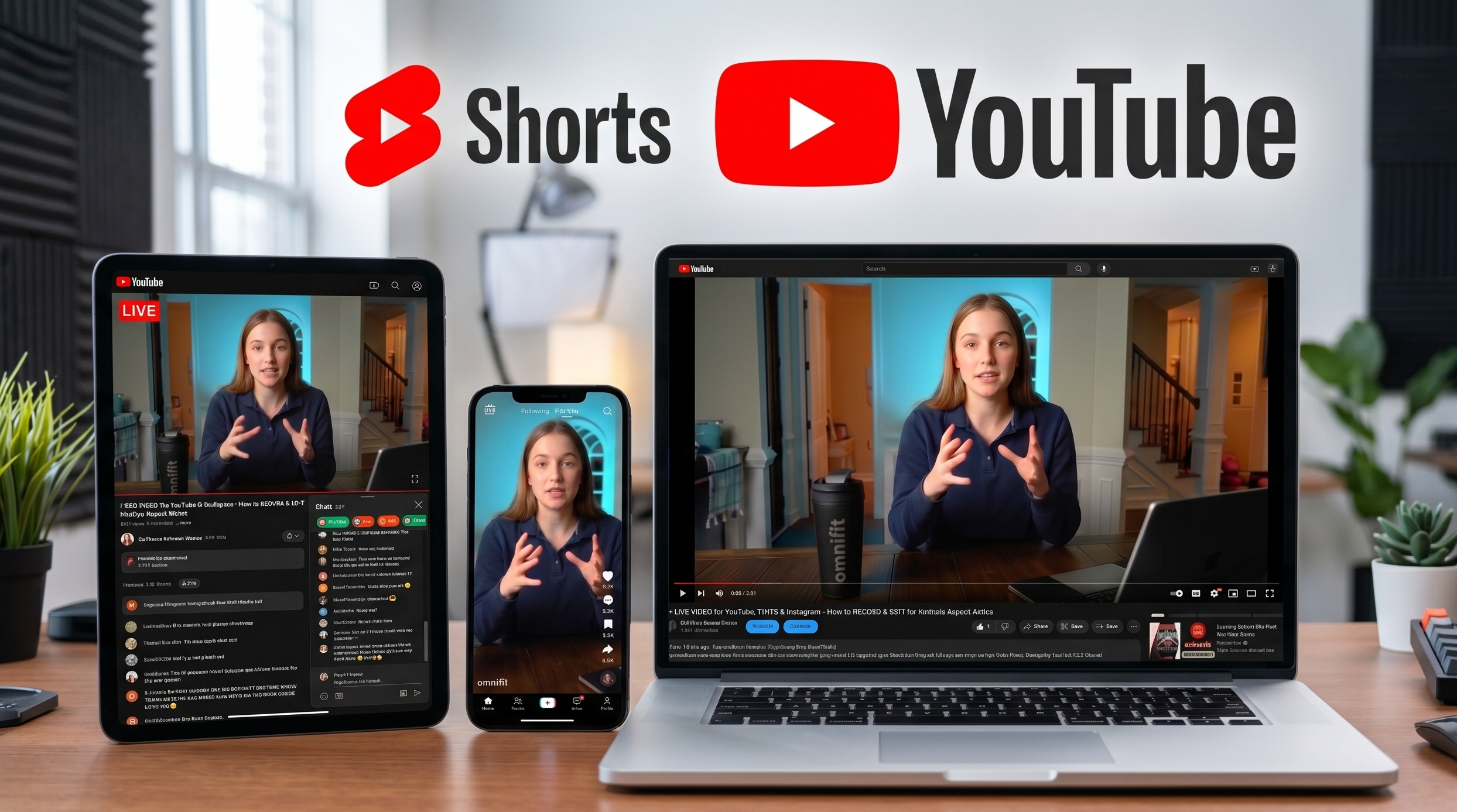 Resize Video for YouTube example